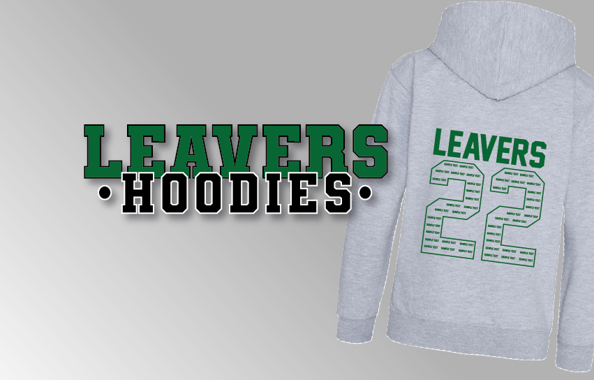 School leavers hoodies now available