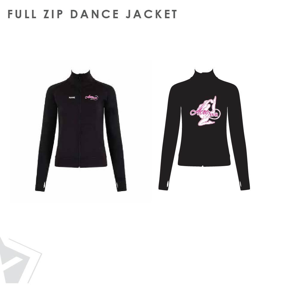 Acro Ava Full Zip Dance Jacket Kids 