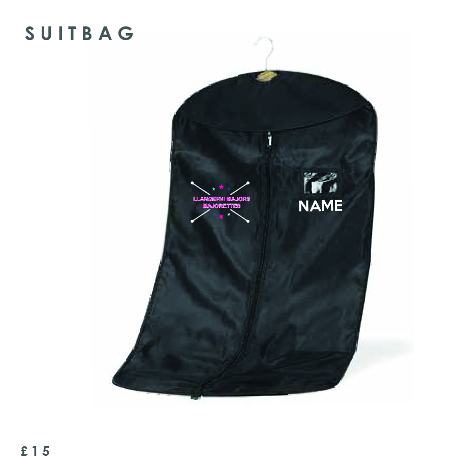 Llangefni Majors Majorettes Suit Bag