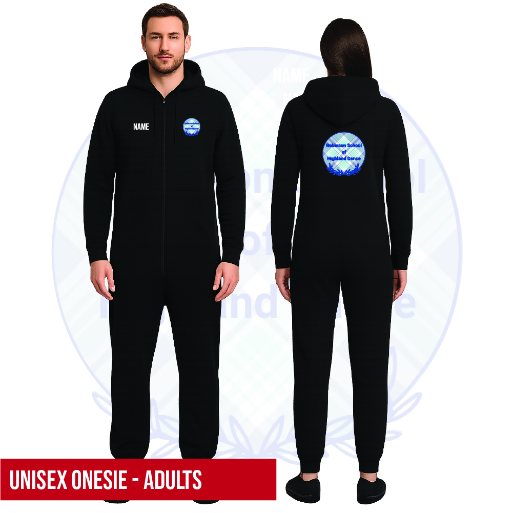 Robinson School of Highland Dance Onesie Adults 