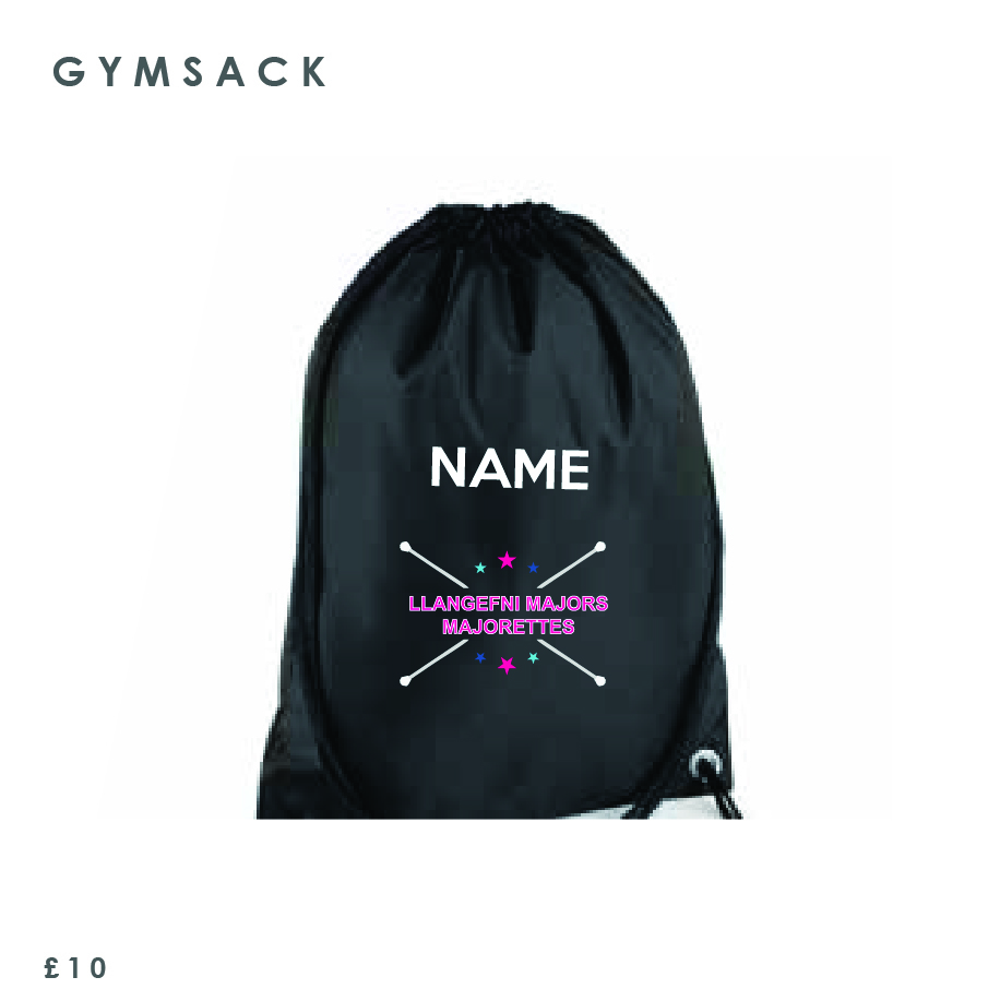 Llangefni Majors Majorettes Gym Sack