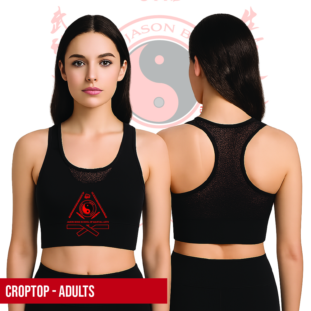 Jason Boh's School of Martial Arts Crop Top Adults