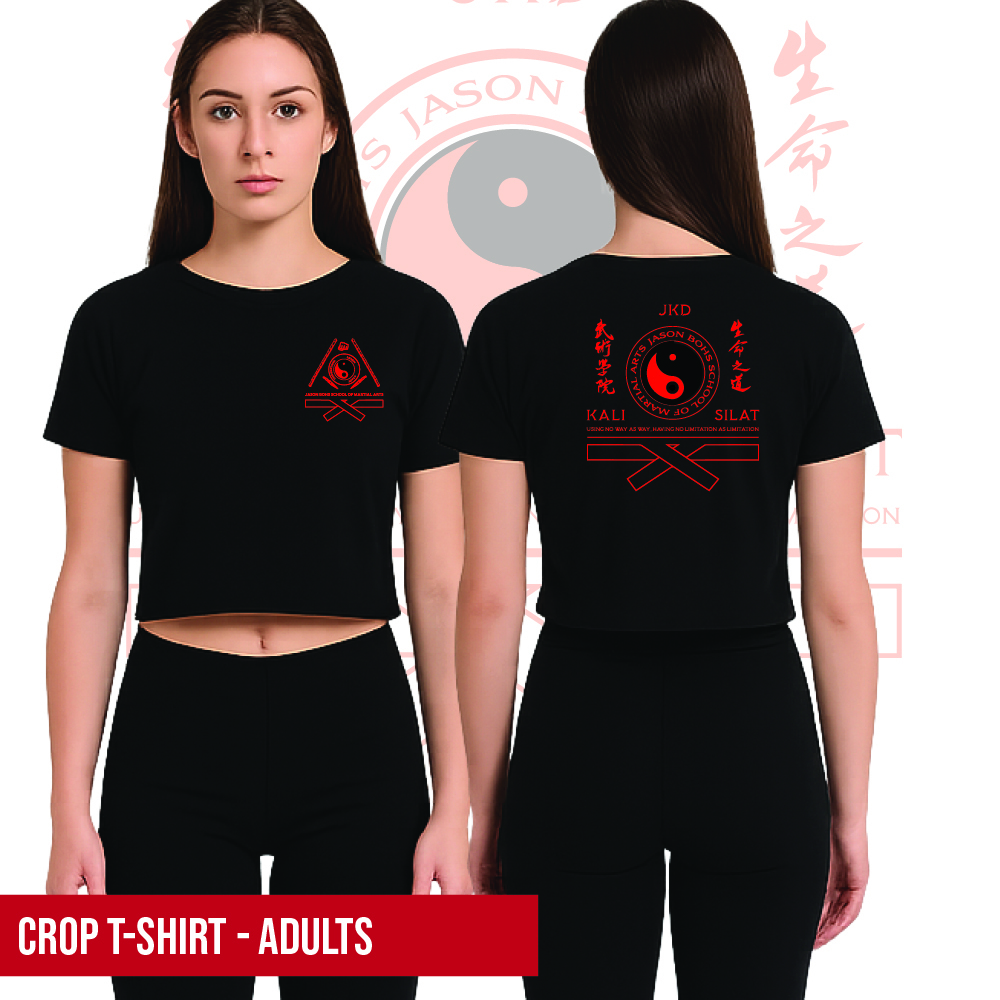 Jason Boh's School of Martial Arts Cropped T-Shirt Adults