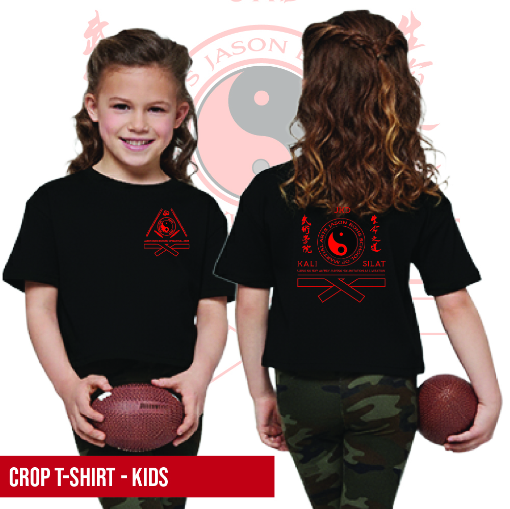 Jason Boh's School of Martial Arts Cropped T-Shirt Kids