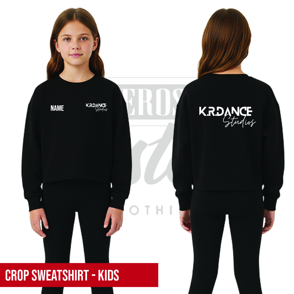 KR Dance Cropped Sweatshirt Kids