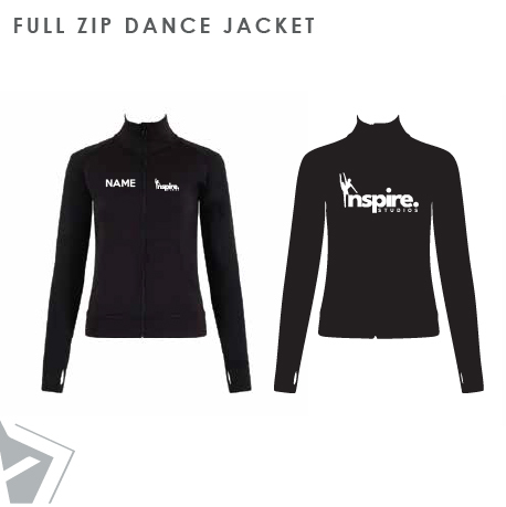 Inspire Studios Full Zip Dance Jacket Kids 