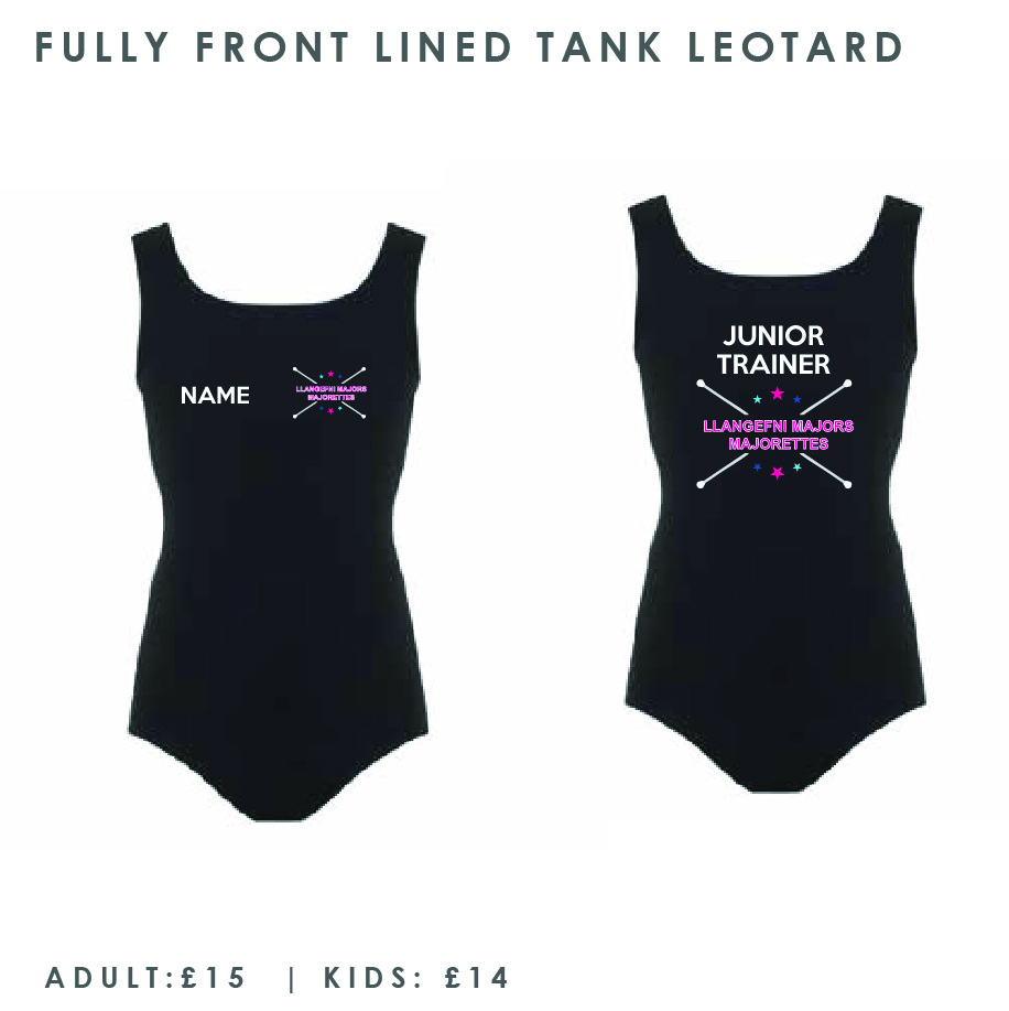 Llangefni Majors Majorettes Leotard Adults