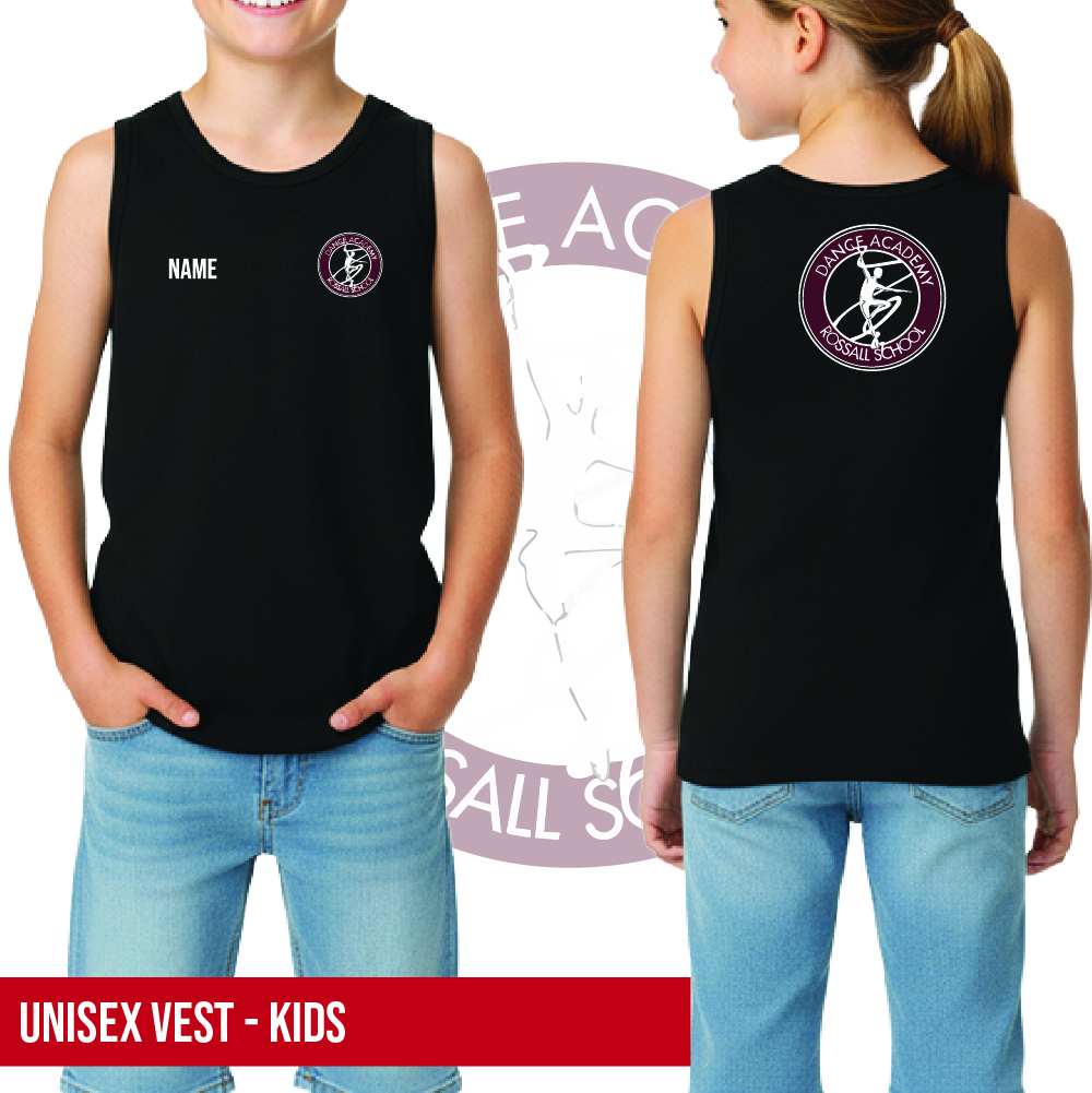 Rossall School of Dance Vest Kids 
