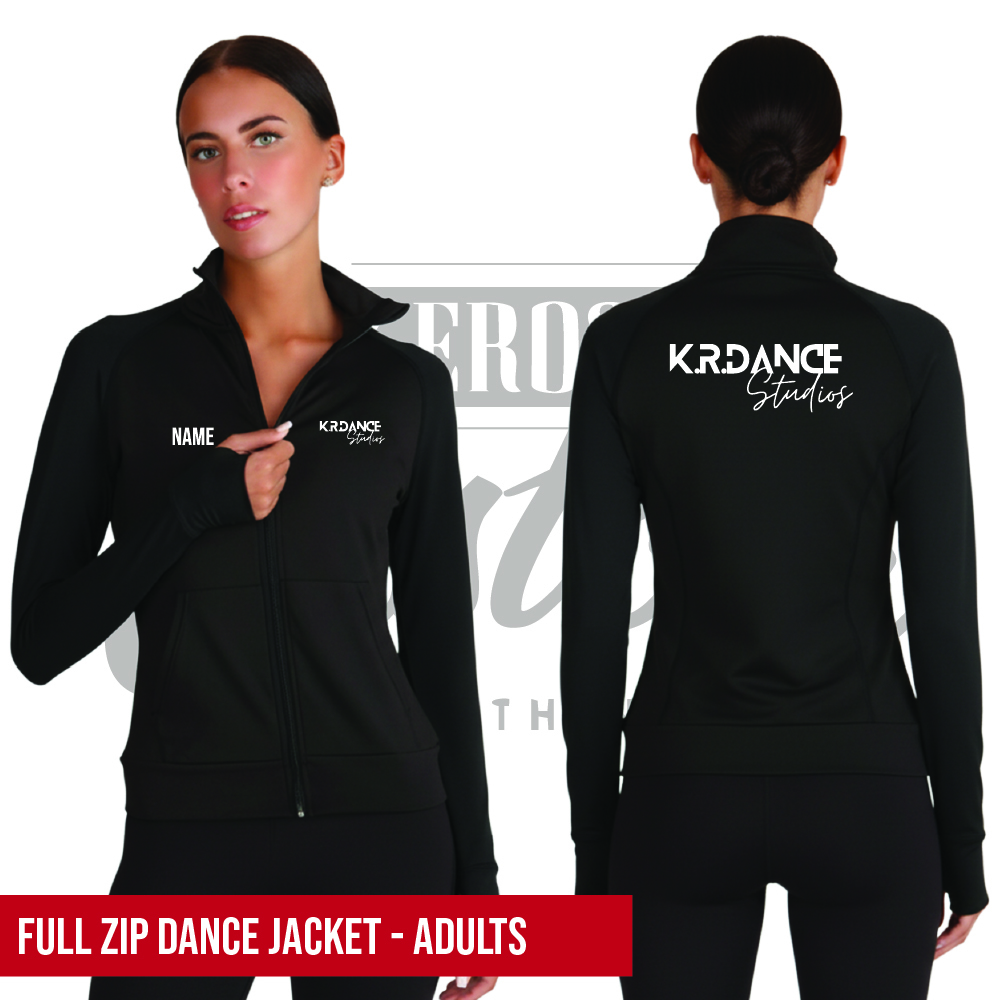 KR Dance Full Zip Dance Jacket Adults
