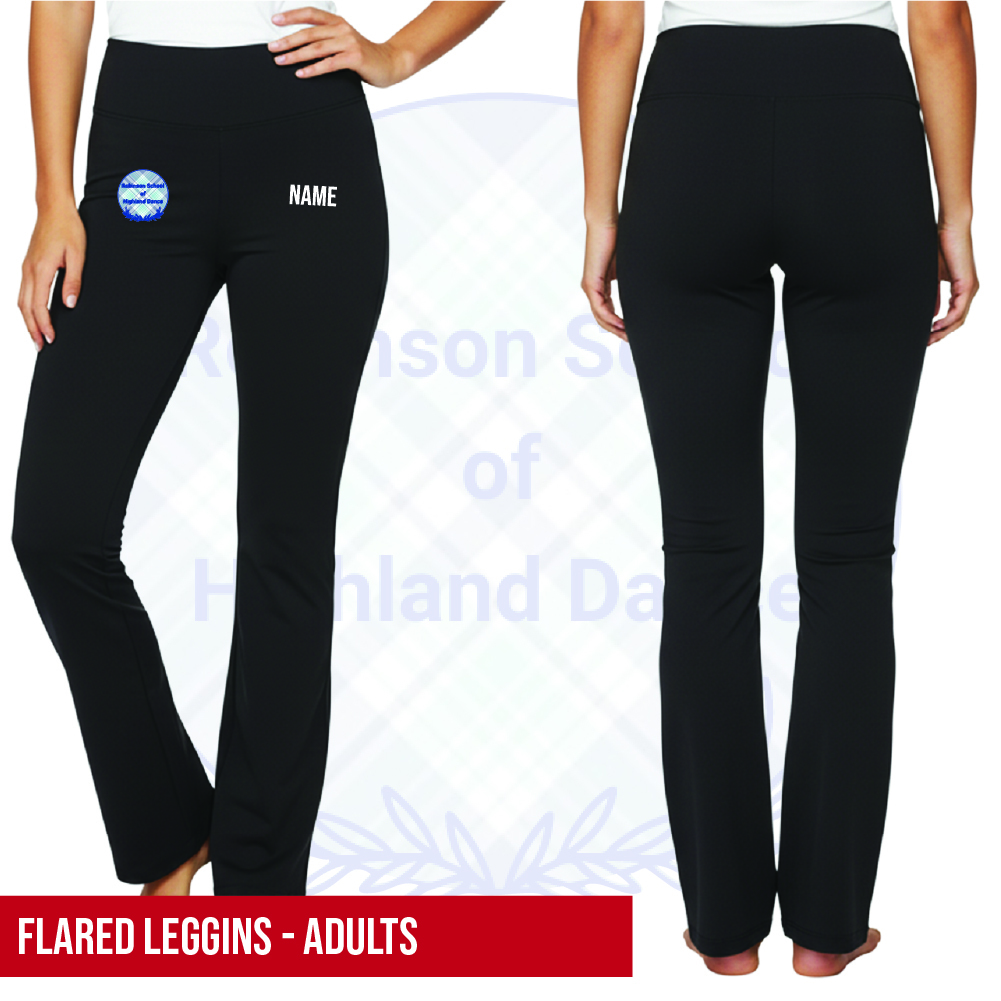 Robinson School of Highland Dance Flared Leggings Adults