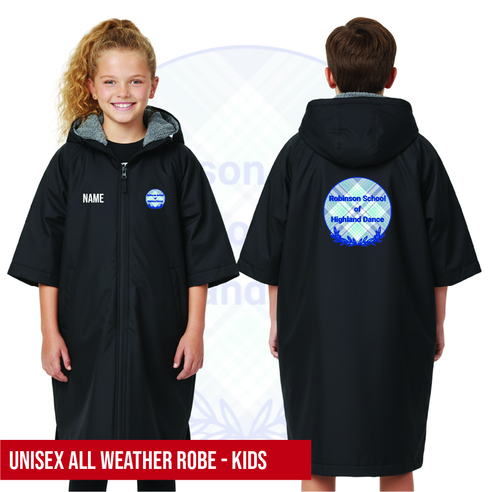 Robinson School of Highland Dance Heavy Duty All-Weather Robe Kids