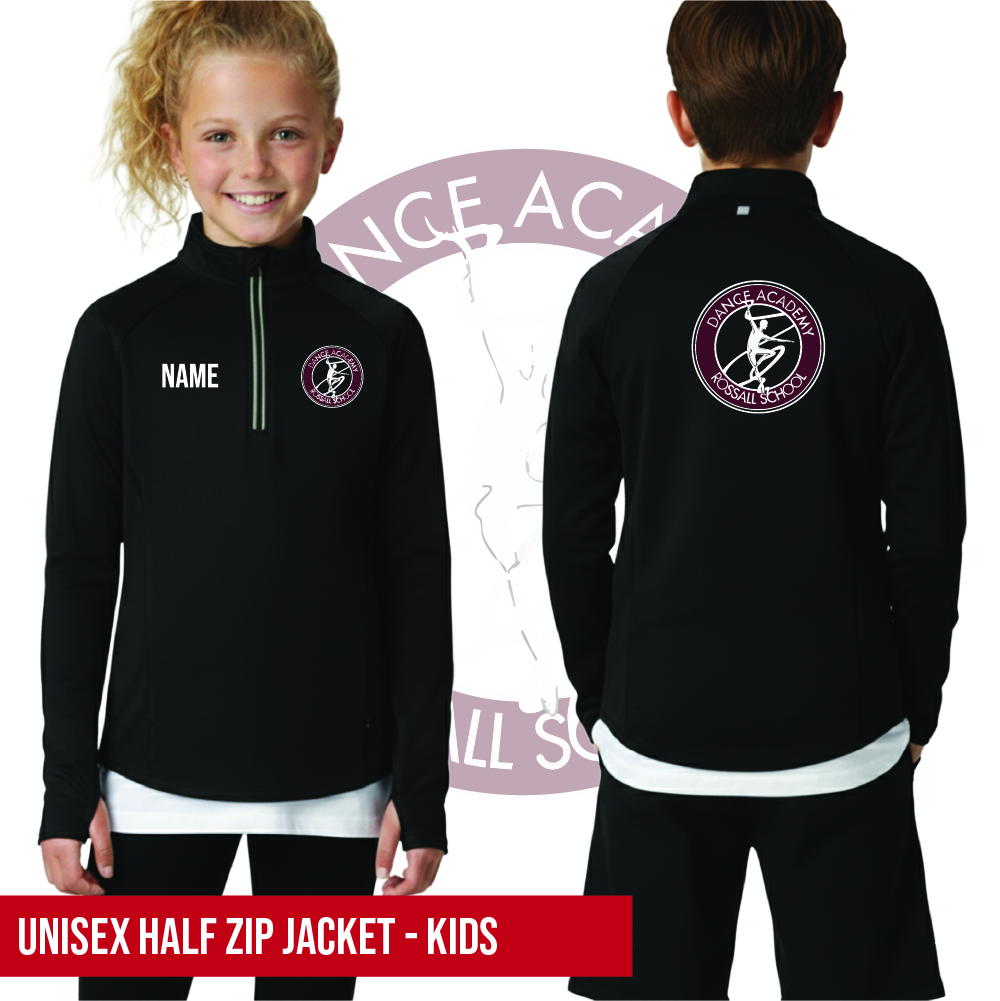 Rossall School of Dance Half Zip Track Top Kids 
