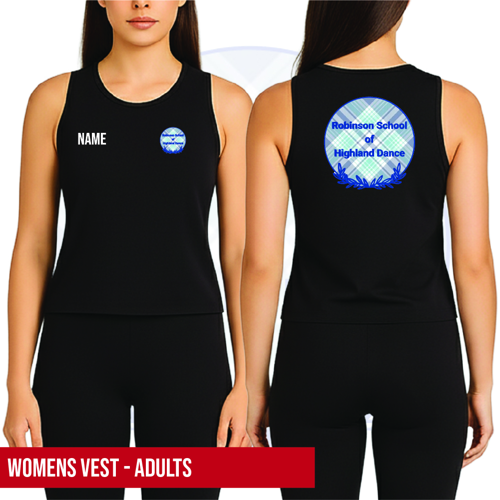 Robinson School of Highland Dance Ladies Vest 