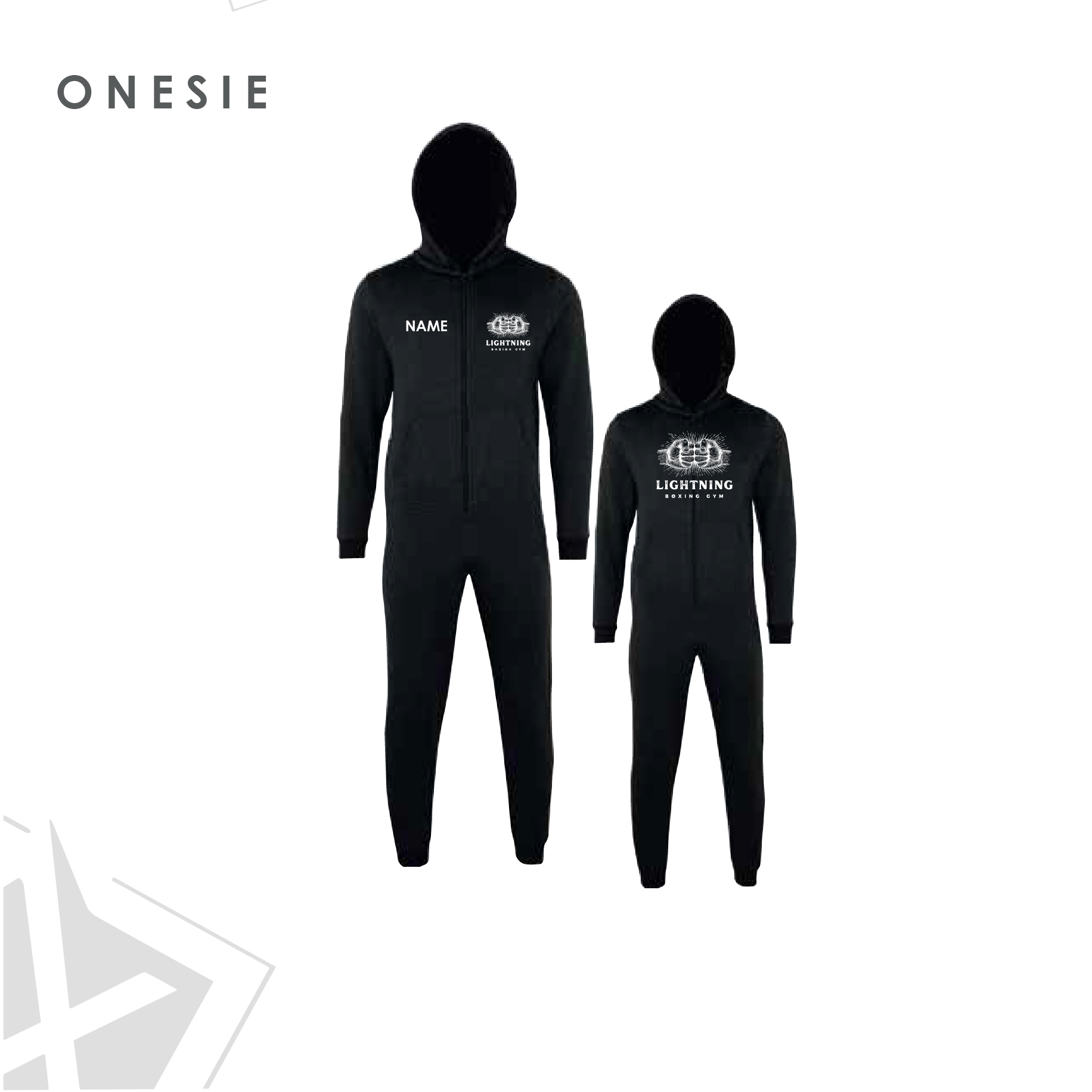 Lightning Boxing Onesie Kids