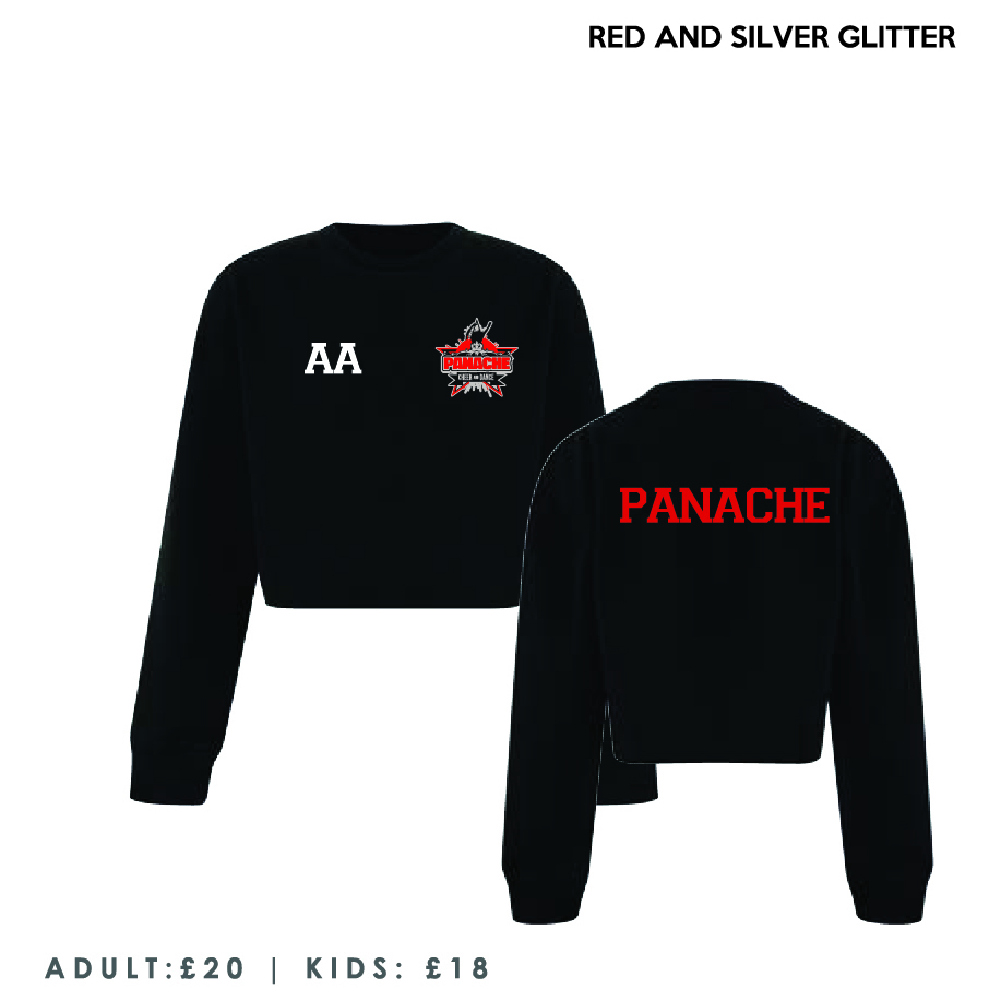 Panache Cheer And Dance Cropped Sweatshirt Kids