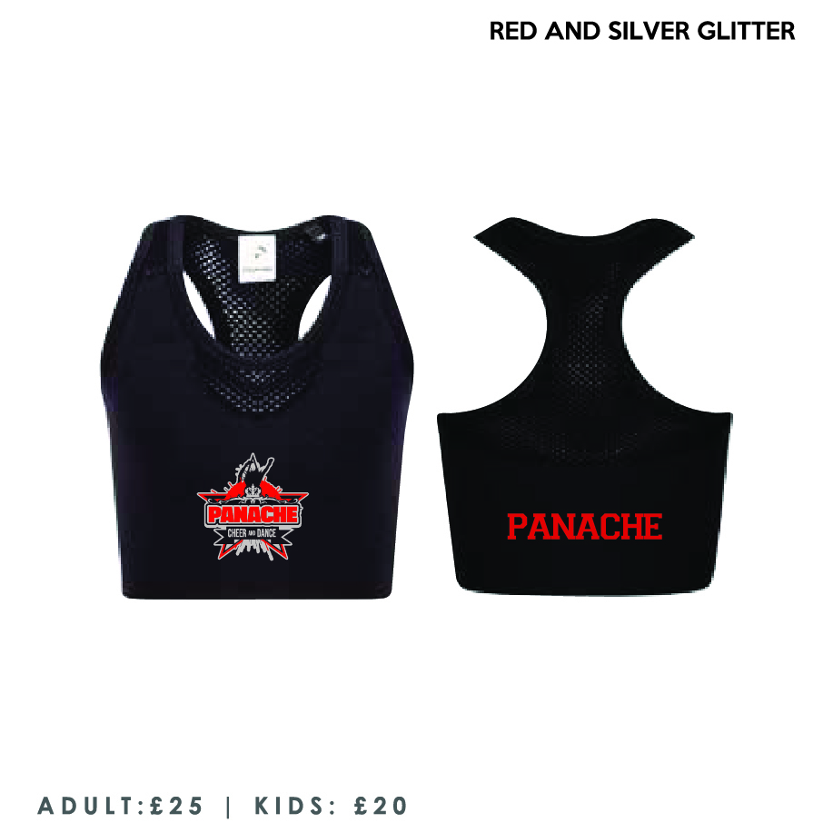 Panache Cheer And Dance Crop Top Adults