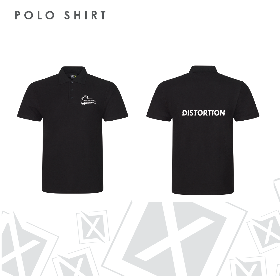 Distortion Car Club Polo Shirt