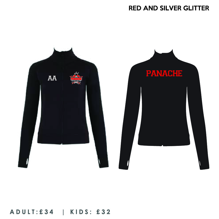 Panache Cheer And Dance Full Zip Dance Jacket Adults