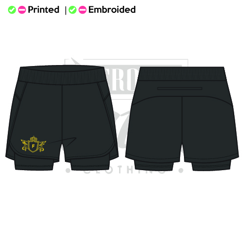 Future Performing Arts Kids 2 in 1 Layered Dance Shorts