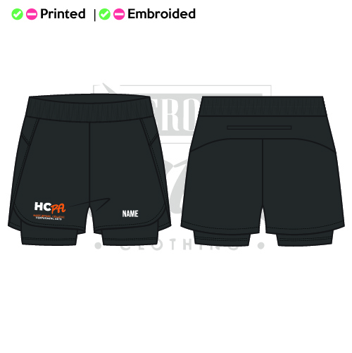 Hartlepool College of Performing Arts Adults 2 in 1 Layered Dance Shorts