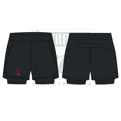 The Voices Group Team Adults 2 in 1 Layered Dance Shorts