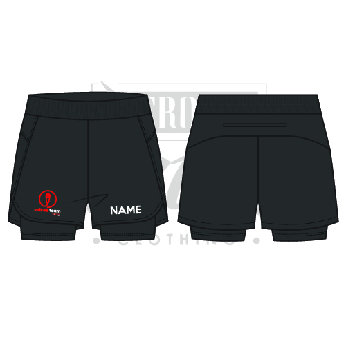 The Voices Group Team Adults 2 in 1 Layered Dance Shorts