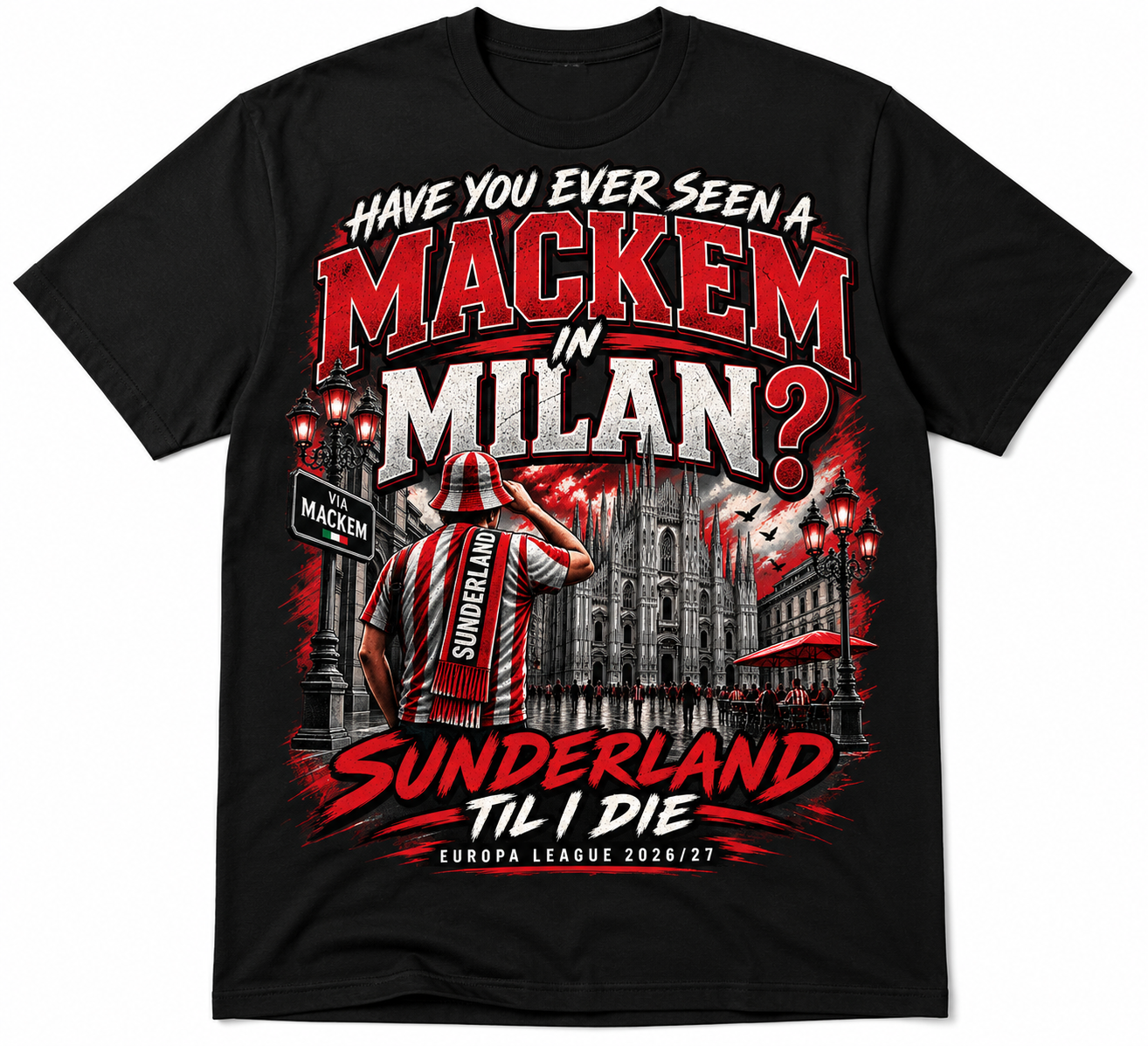 Mackem In Milan T-shirt Kids