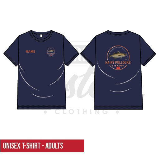 Hairy Pollocks T-Shirt Adults