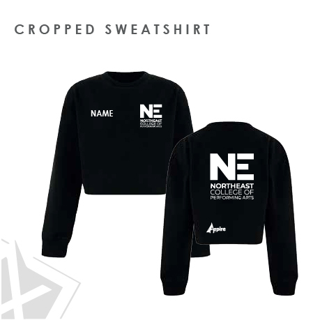 NE College of Performing Arts Cropped Sweatshirt Adults 