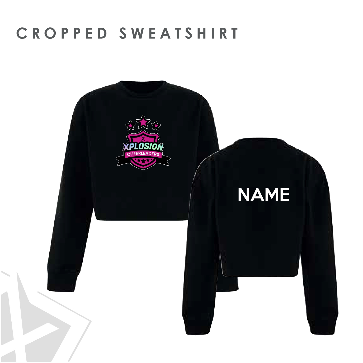 Xplosion Cropped Sweatshirt Kids 