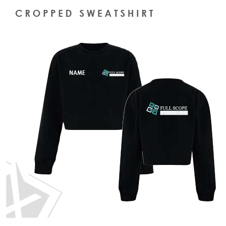 Full Scope Cropped Sweatshirt Kids