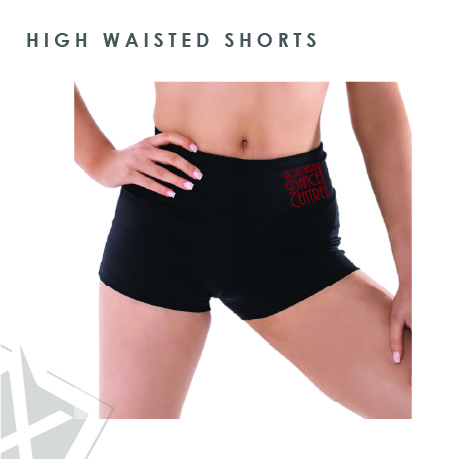 Northern Dance Centre High Waisted Dance Shorts Adults