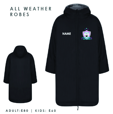 Ynys Mon Supremes Majorettes Heavy Duty All-Weather Robe Adults