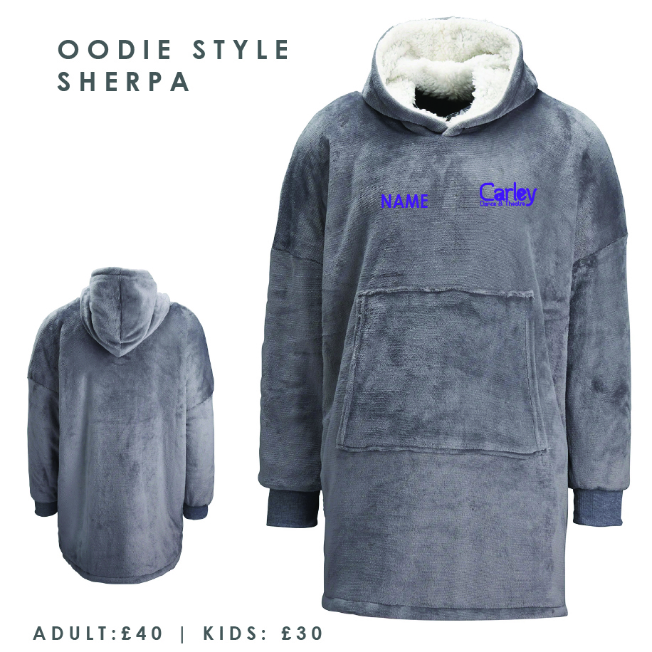 Carley Dance Oodie Style Sherpa Hoodie Adults