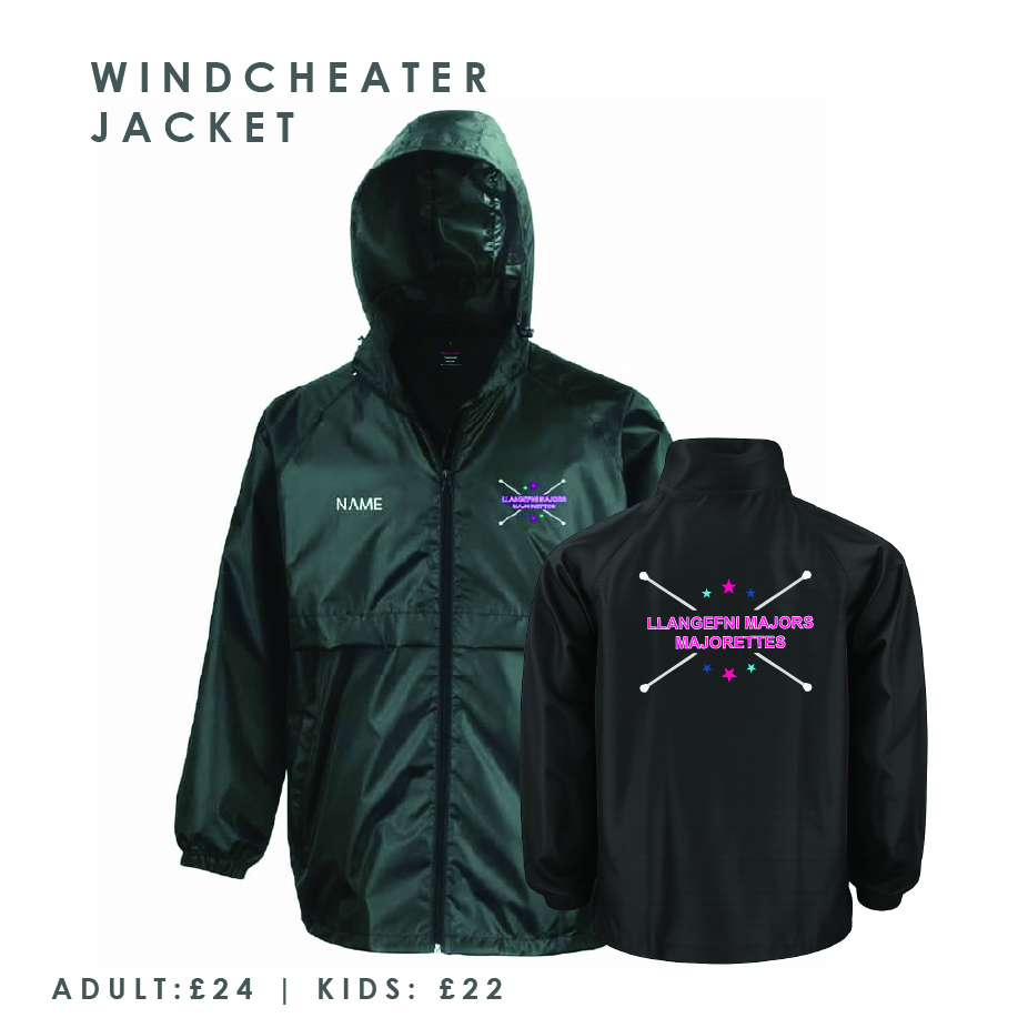 Llangefni Majors Majorettes Windcheater Adults