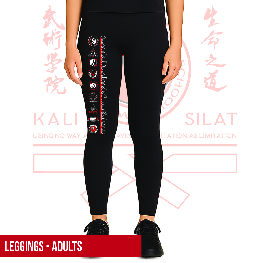 Jason Boh's School of Martial Arts Leggings Adults