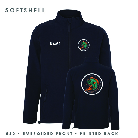Hairy Pollocks Fishing Softshell Jacket Adults