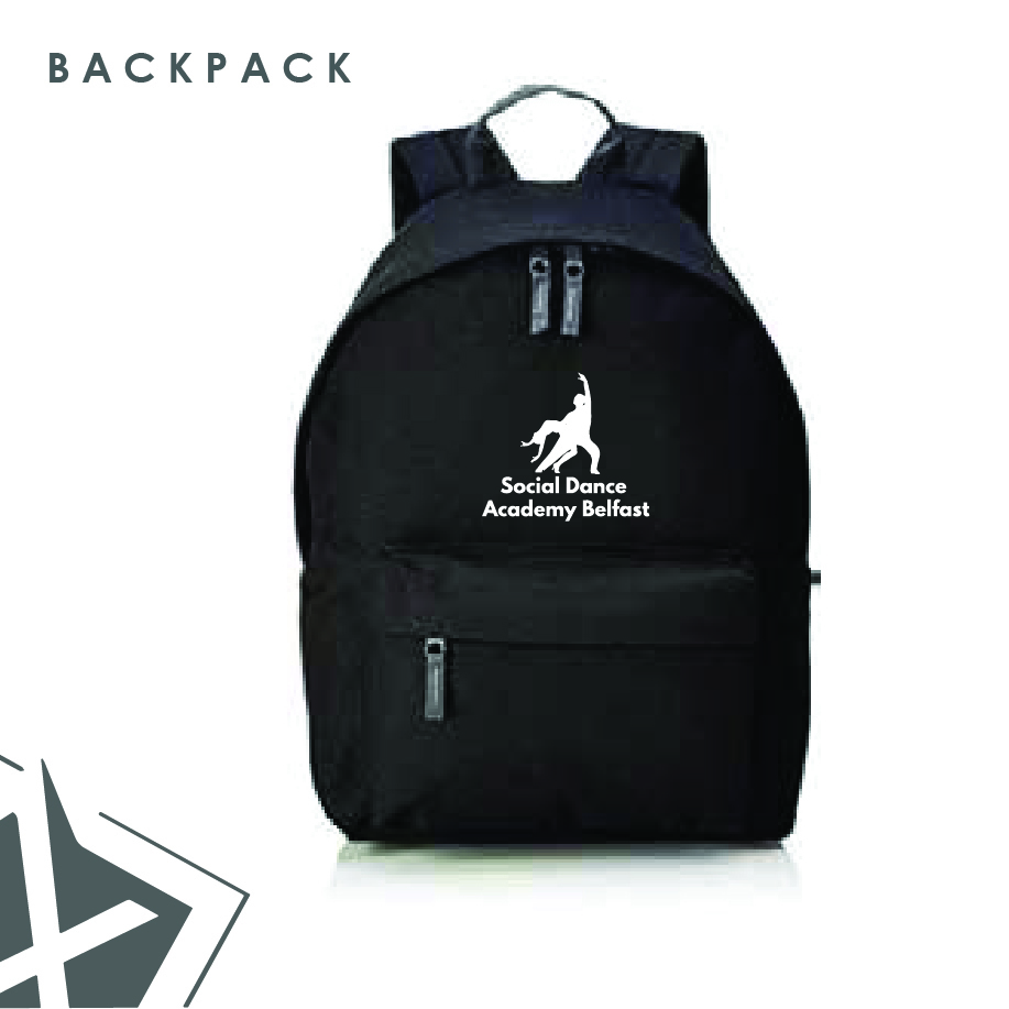Social Dance Academy Belfast Back Pack