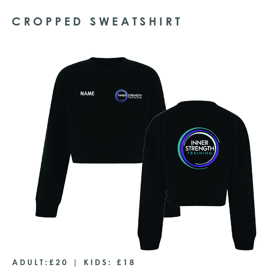 Inner Strength Training Cropped Sweatshirt Adults 
