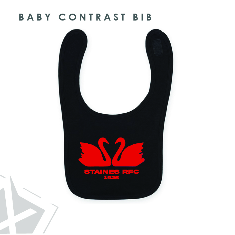 Staines RFC Baby Contrast Bib