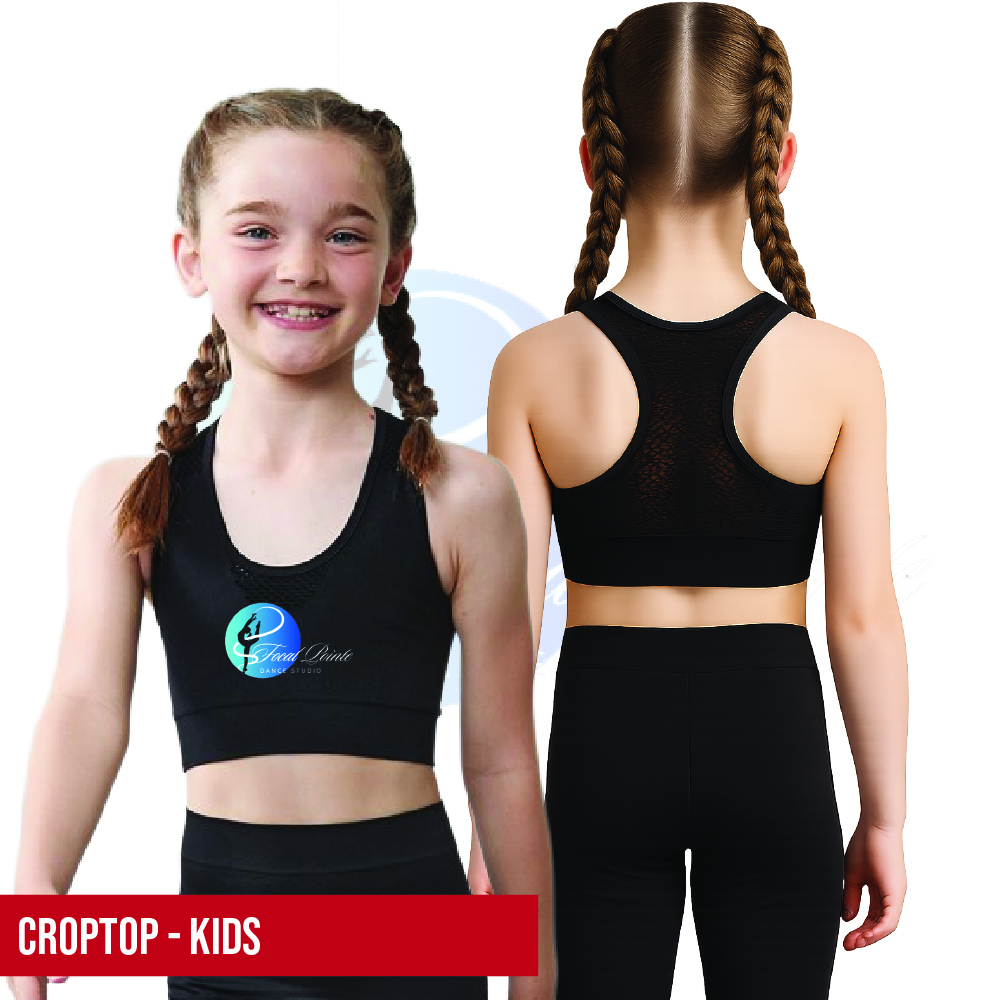 Focal Pointe Dance Studio Crop Top Kids