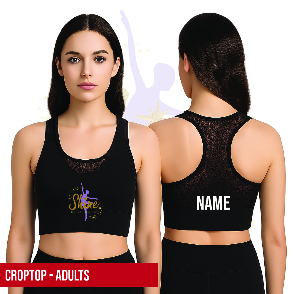 Shine Dance Academy Crop Top Adults 