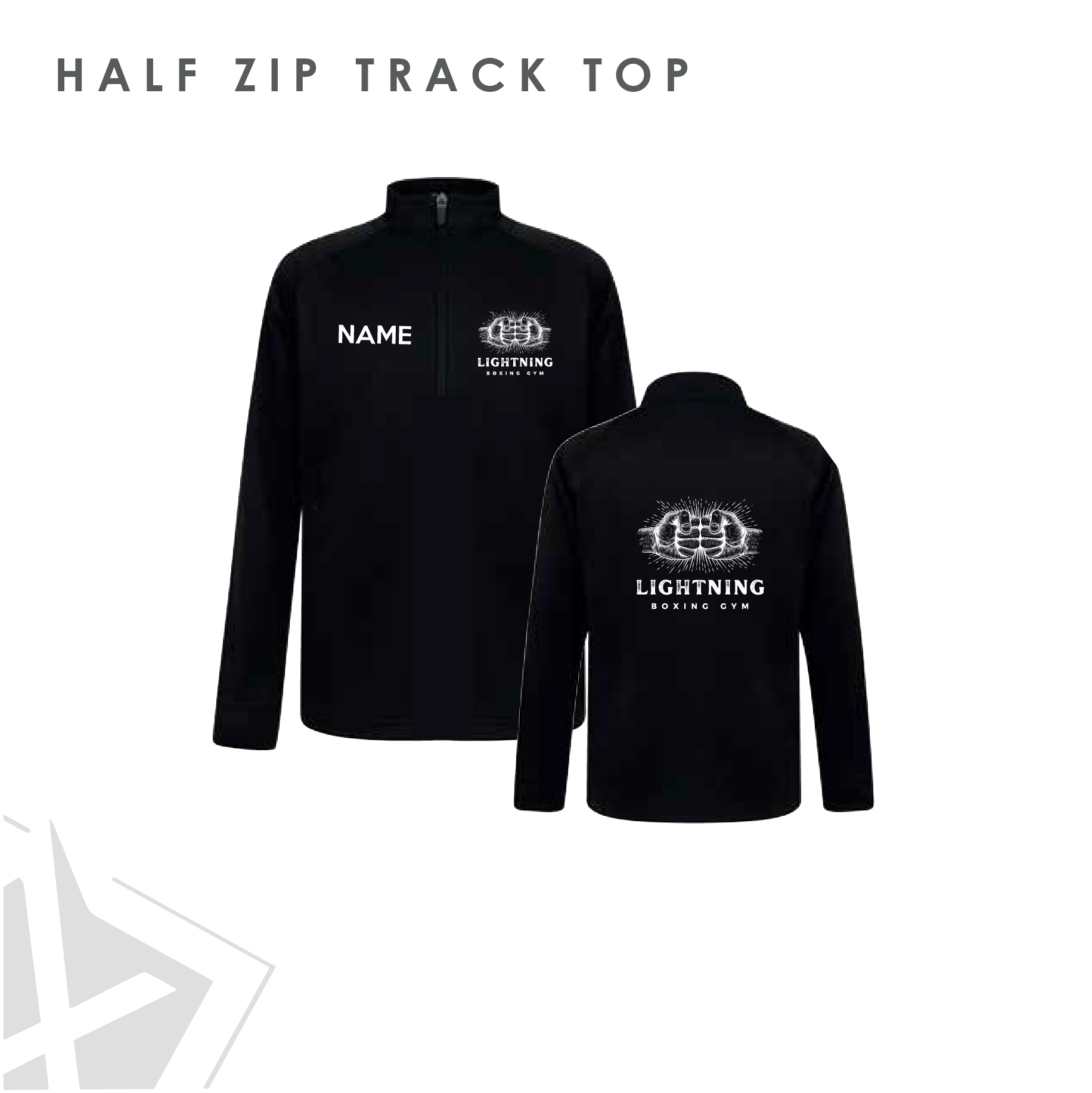 Lightning Boxing Half Zip Track Top Kids 