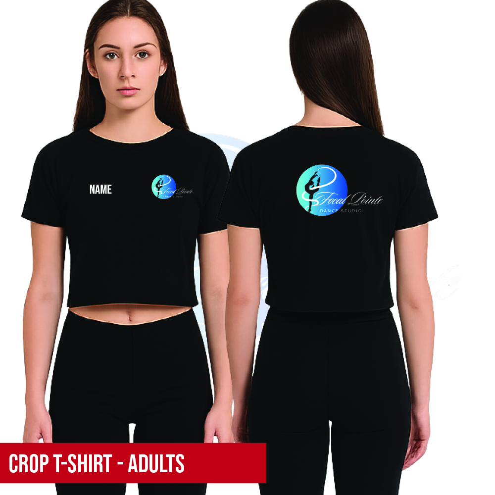 Focal Pointe Dance Studio Cropped T-Shirt Adults
