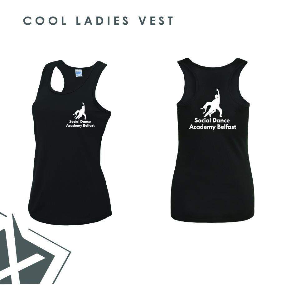 Social Dance Academy Belfast Ladies Vest