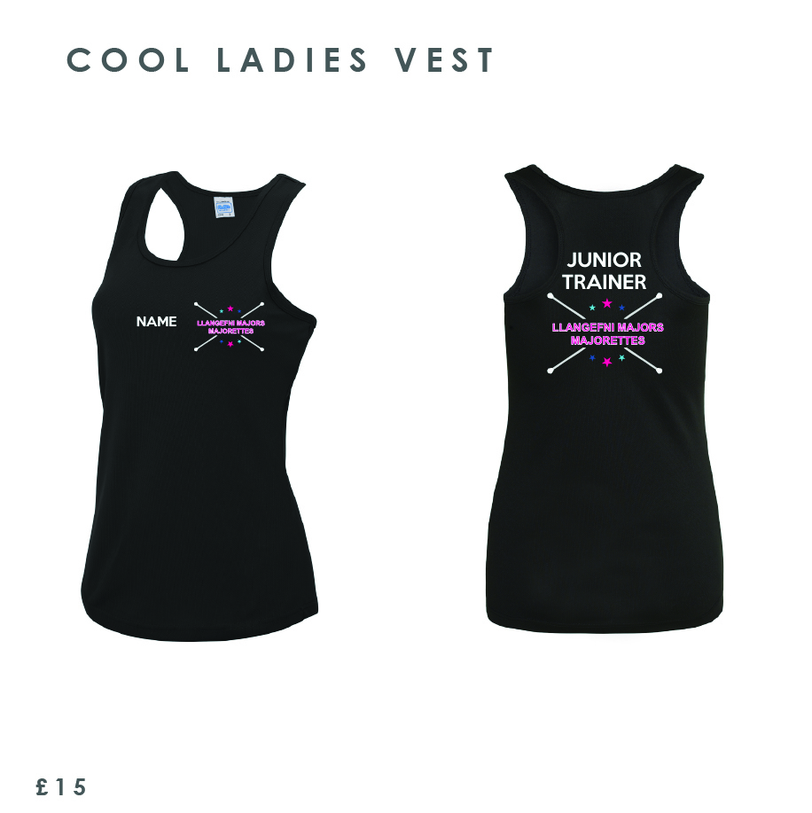 Llangefni Majors Majorettes Ladies Vest 