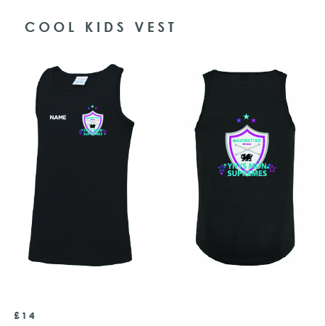 Ynys Mon Supremes Majorettes Vest Kids 