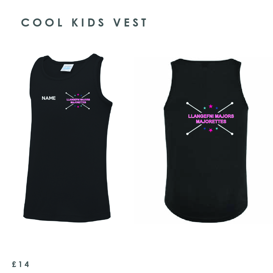 Llangefni Majors Majorettes Vest Kids 