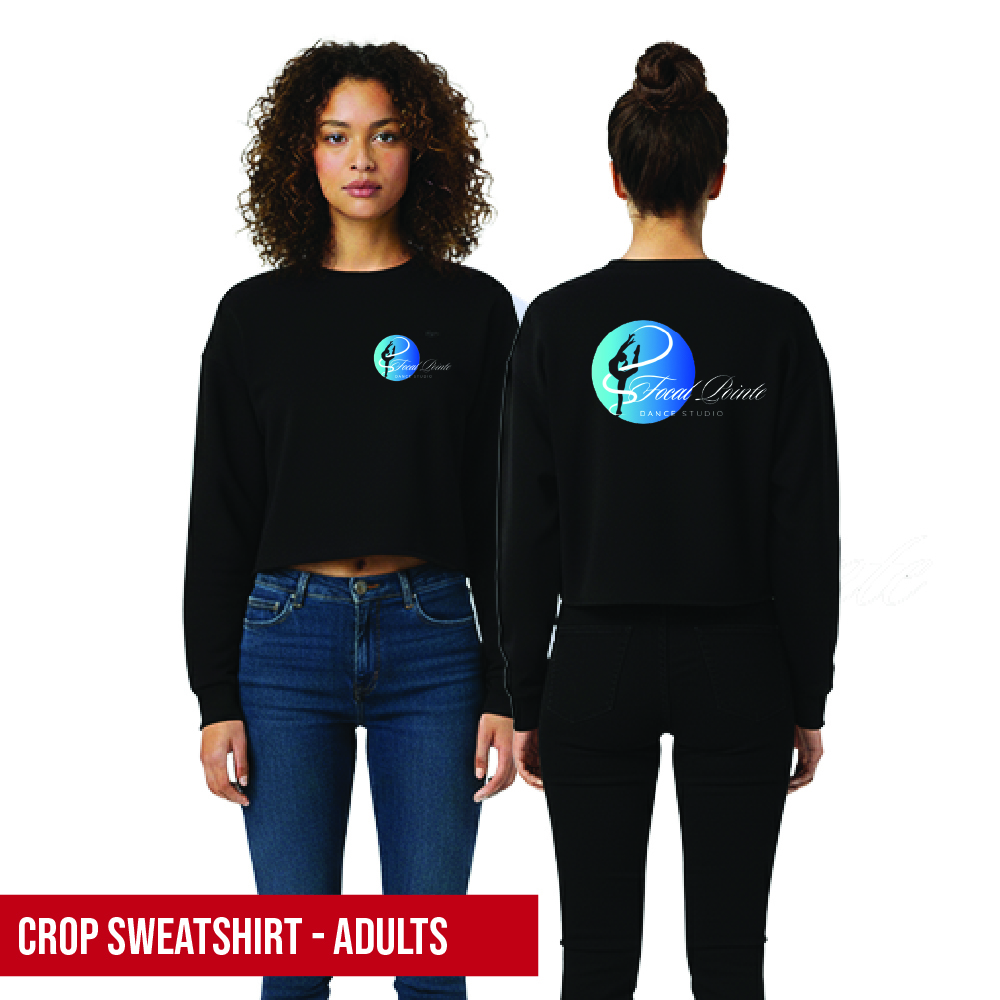 Focal Pointe Dance Studio Cropped Sweatshirt Adults 