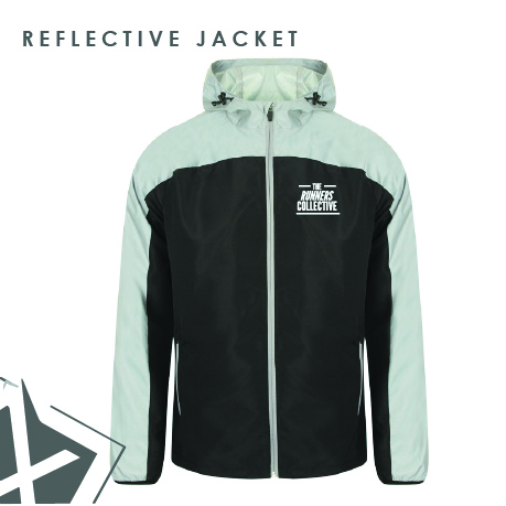 The Runners Collective Reflective Jacket Adult